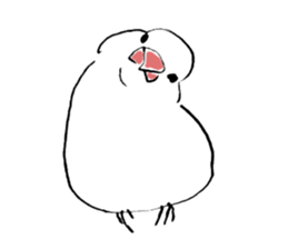 Elegant Rice bird sticker #15039310
