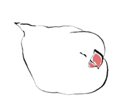 Elegant Rice bird sticker #15039315