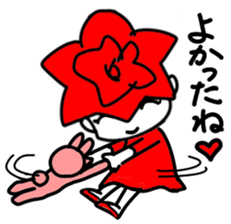 Happy Valentine's day by small rose sticker #15039361