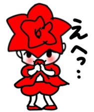 Happy Valentine's day by small rose sticker #15039362