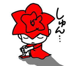 Happy Valentine's day by small rose sticker #15039373