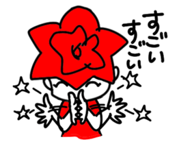 Happy Valentine's day by small rose sticker #15039386