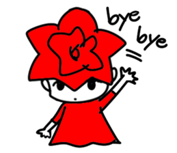 Happy Valentine's day by small rose sticker #15039387