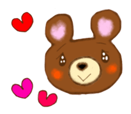Daily life of bear and rabbit sticker #15039540