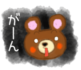 Daily life of bear and rabbit sticker #15039548