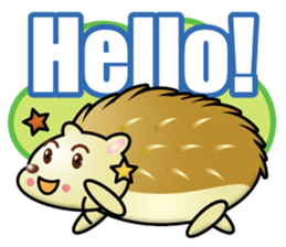 hedgehog-boy sticker #15039700
