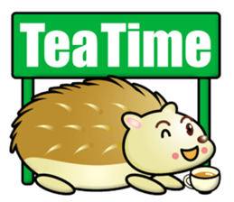 hedgehog-boy sticker #15039703