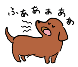 Miniature Dachshund<Dog breed> sticker #15039940