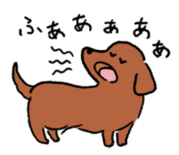 Miniature Dachshund<Dog breed> sticker #15039940