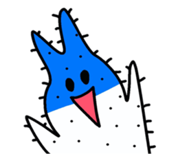 little funny white rabbit sticker #15040175