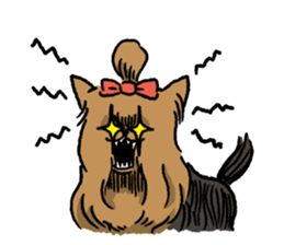 Yorkshire Terrier<Dog breed> sticker #15040308