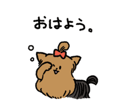 Yorkshire Terrier<Dog breed> sticker #15040314