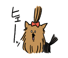 Yorkshire Terrier<Dog breed> sticker #15040318