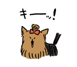 Yorkshire Terrier<Dog breed> sticker #15040323