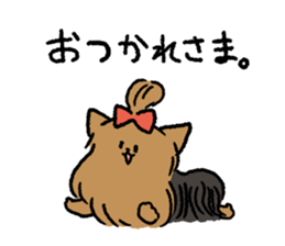 Yorkshire Terrier<Dog breed> sticker #15040330