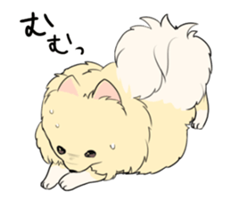 Pomeranian<Dog breed> sticker #15040344
