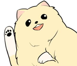 Pomeranian<Dog breed> sticker #15040346
