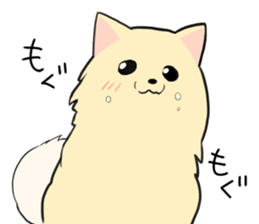 Pomeranian<Dog breed> sticker #15040348
