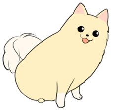 Pomeranian<Dog breed> sticker #15040353