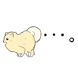 Pomeranian<Dog breed> sticker #15040360