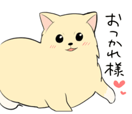 Pomeranian<Dog breed> sticker #15040361