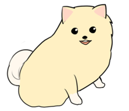 Pomeranian<Dog breed> sticker #15040362