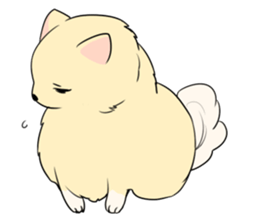 Pomeranian<Dog breed> sticker #15040368