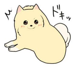 Pomeranian<Dog breed> sticker #15040375
