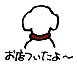 Cub the Toy Poodle sticker #15041046