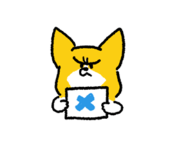 Pembroke Welsh Corgi<Dog breed> sticker #15041181