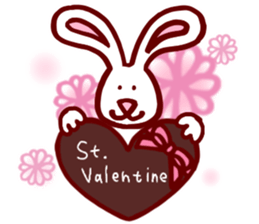 Lovely peace dog sticker #15041354