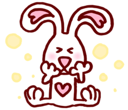 Lovely peace dog sticker #15041366