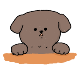 Labrador Retriever(Black)<Dog breed> sticker #15041505