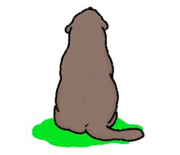 Labrador Retriever(Black)<Dog breed> sticker #15041513