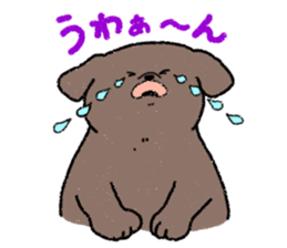 Labrador Retriever(Black)<Dog breed> sticker #15041522