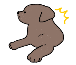 Labrador Retriever(Black)<Dog breed> sticker #15041527