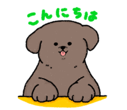 Labrador Retriever(Black)<Dog breed> sticker #15041531