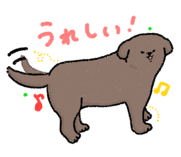 Labrador Retriever(Black)<Dog breed> sticker #15041538