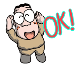 A man's daily life sticker #15041727