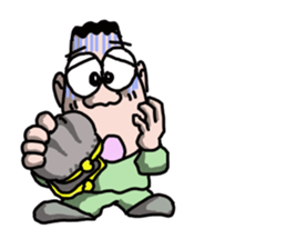 A man's daily life sticker #15041742