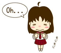 Young girl of Valentine (English) sticker #15041768