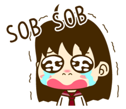 Young girl of Valentine (English) sticker #15041772