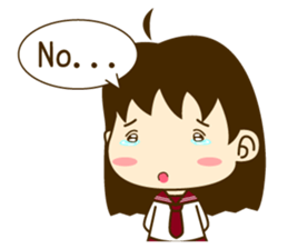 Young girl of Valentine (English) sticker #15041776