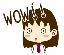 Young girl of Valentine (English) sticker #15041788