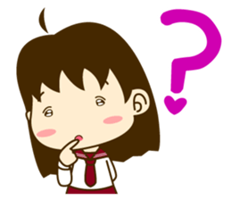 Young girl of Valentine (English) sticker #15041790