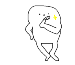 strange human sticker #15041820