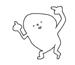 strange human sticker #15041827