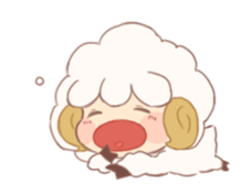 This Sheep is so fluffy sticker #15041852