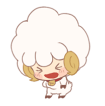 This Sheep is so fluffy sticker #15041857