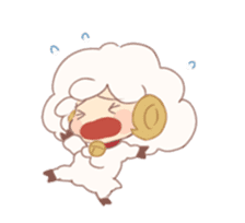 This Sheep is so fluffy sticker #15041858